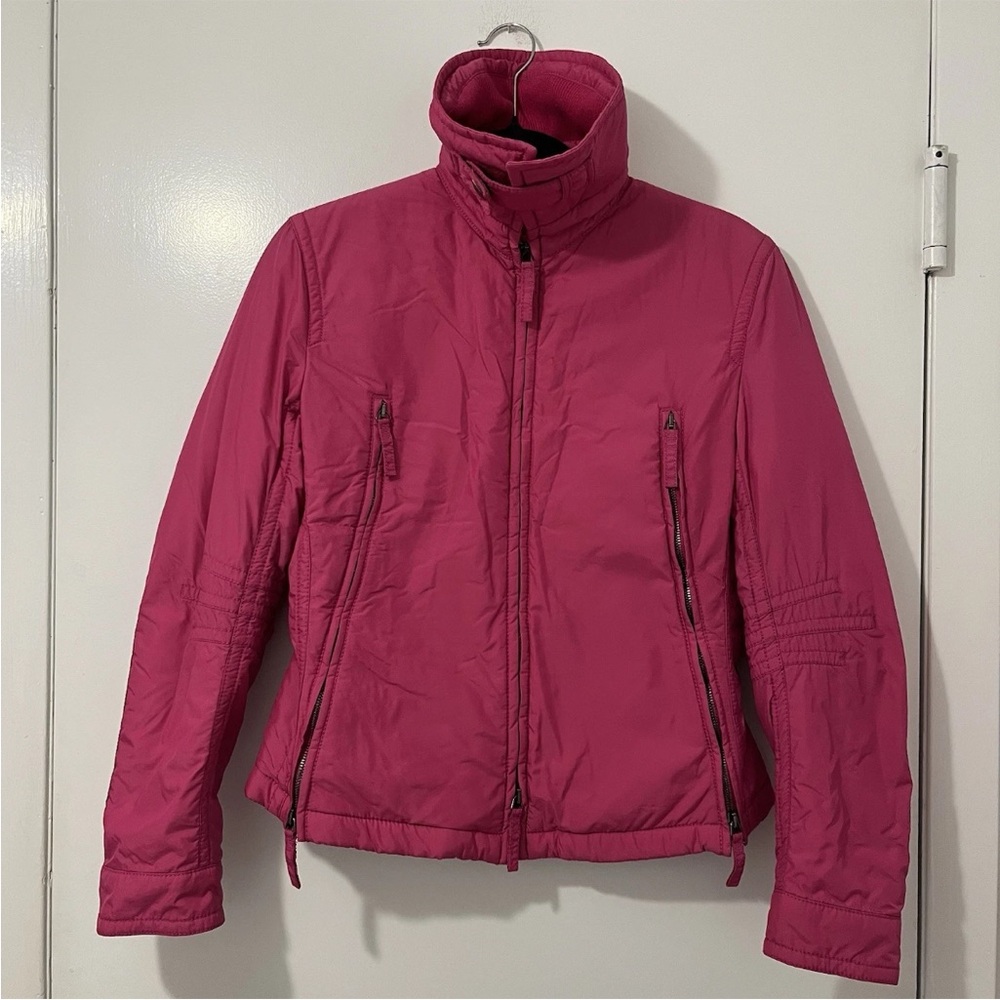 Hot Pink Pirelli Made in Italy Racing Bomber Jacket